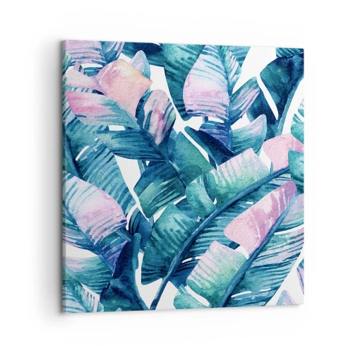 Bild auf Leinwand - Leinwandbild - In einem Bananenhain - 50x50 cm