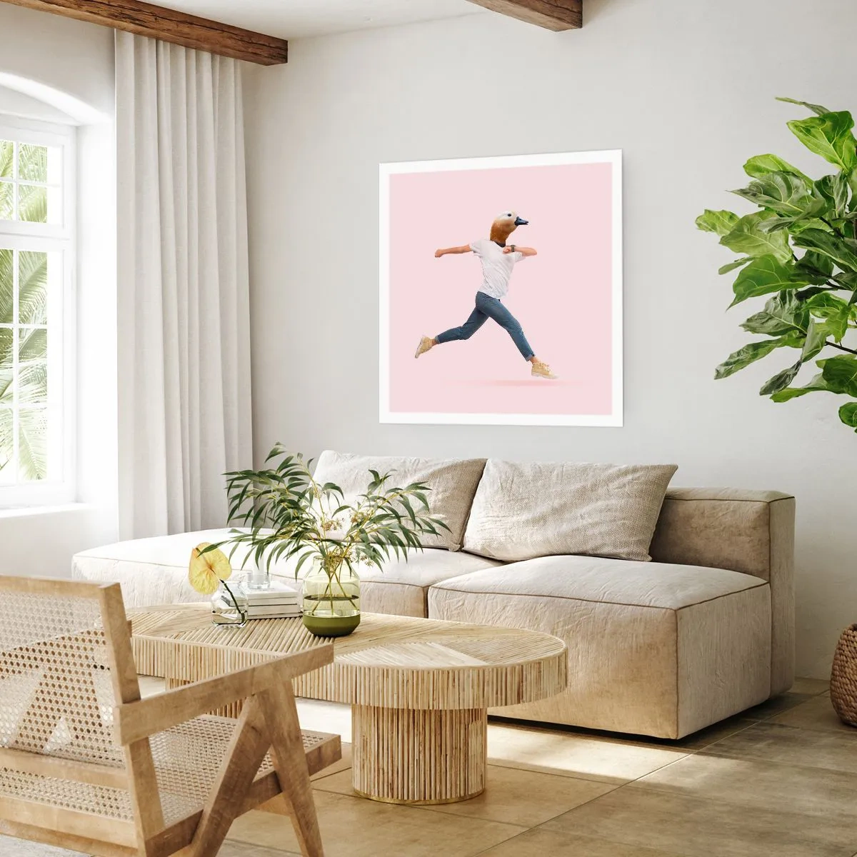 Poster - Eine Prise Absurdität - 60x60 cm