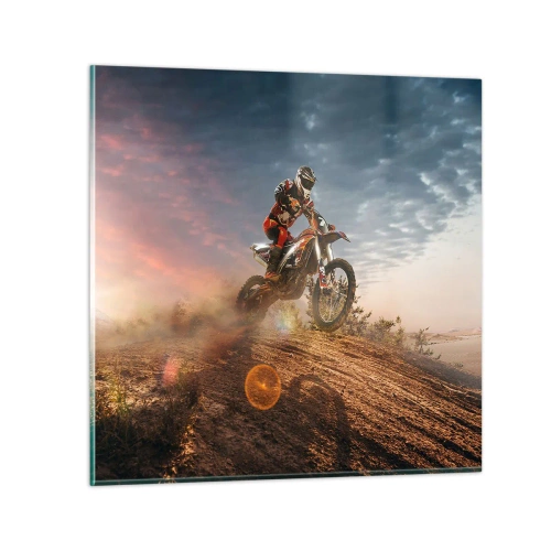 Glasbild - Bild auf glas - Für den Sieg - 70x70 cm