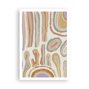 Poster - Bunte Querschnitte - 70x100 cm