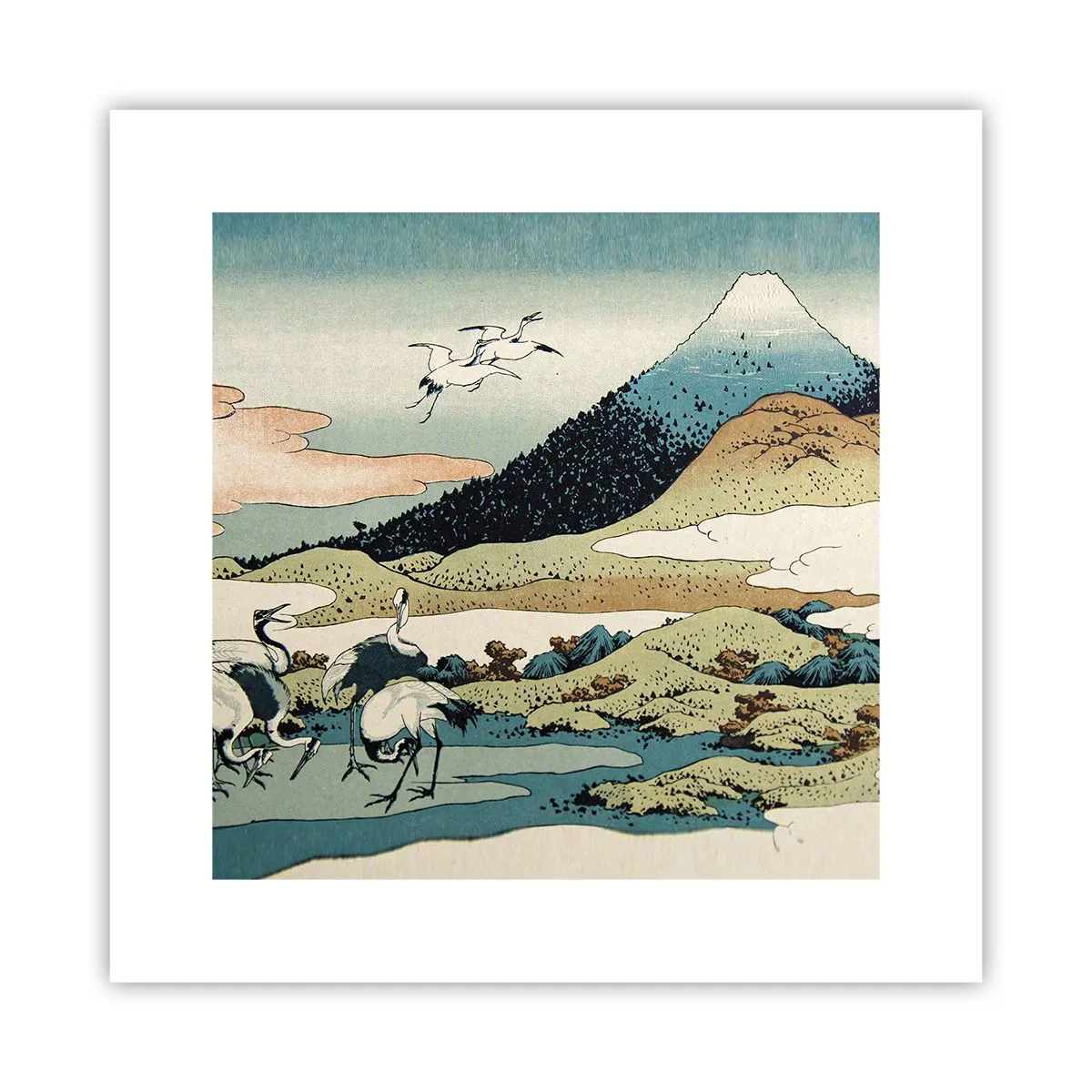 Poster - Im japanischen Geist - 30x30 cm