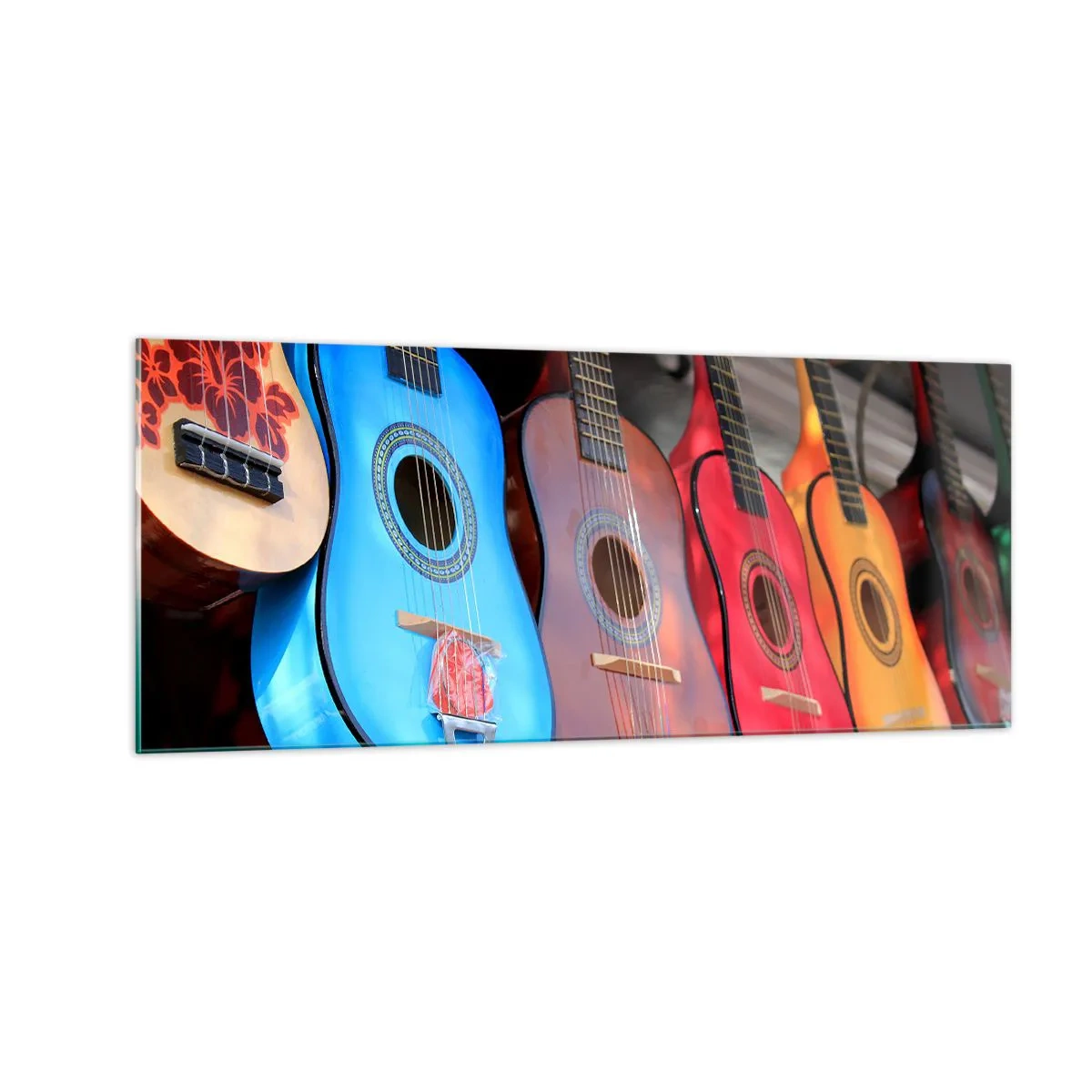 Glasbild - Bild auf glas - Lateinische Atmosphäre - 100x40 cm