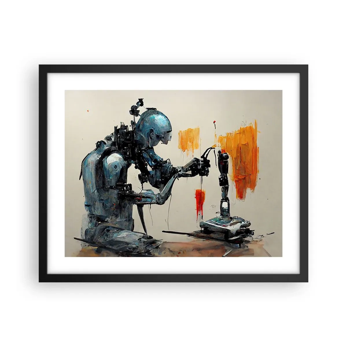 Poster in einem schwarzem Rahmen - Schon morgen… - 50x40 cm