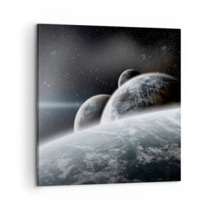 Bild auf Leinwand - Leinwandbild - Kosmische Musik der Sphären - 60x60 cm