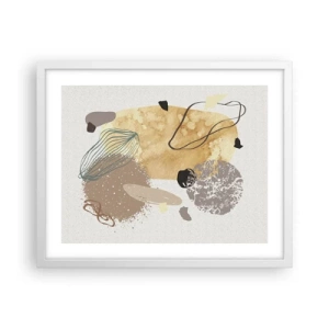 Poster in einem weißen Rahmen - Angewandte Plumkologie - 50x40 cm