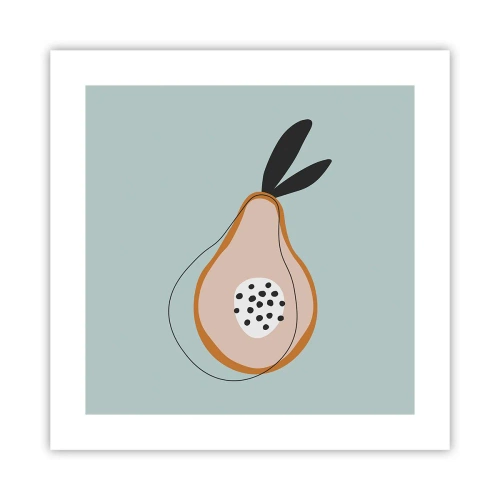 Poster - Durchdringe die Natur der Dinge - 40x40 cm