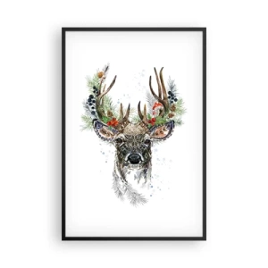 Poster in einem schwarzem Rahmen - Im festlichen Gewand - 61x91 cm