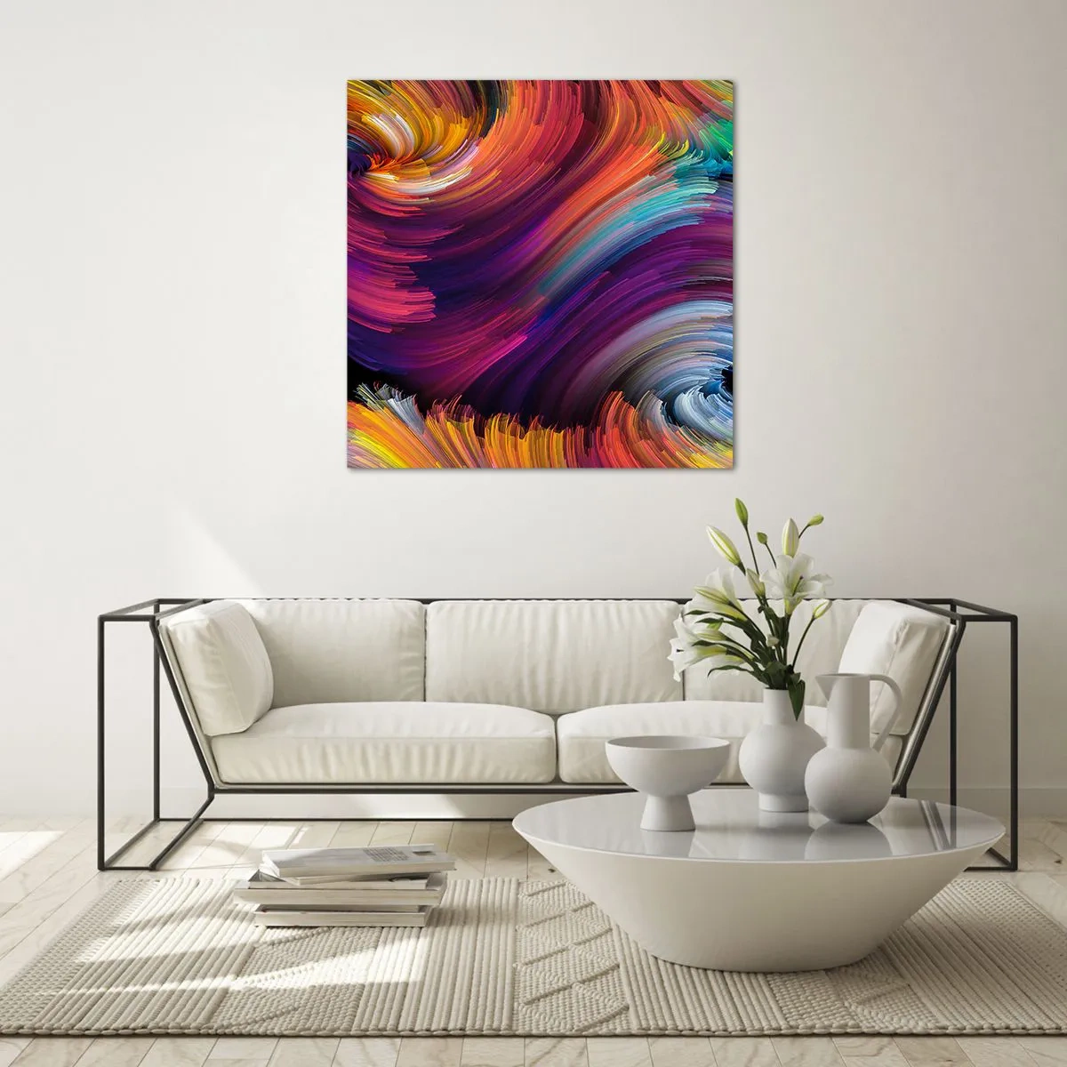 Glasbild - Bild auf glas - Der Beginn einer neuen Welt - 40x40 cm