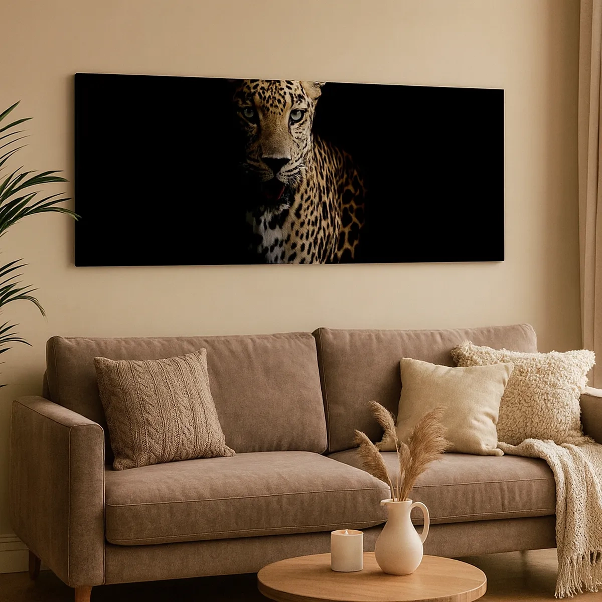 Bild auf Leinwand - Leinwandbild - Dunkle Schönheit - 30x30 cm