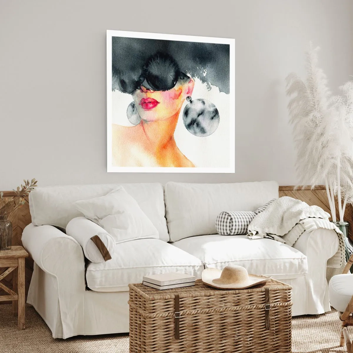 Poster - Das Geheimnis der Eleganz - 60x60 cm