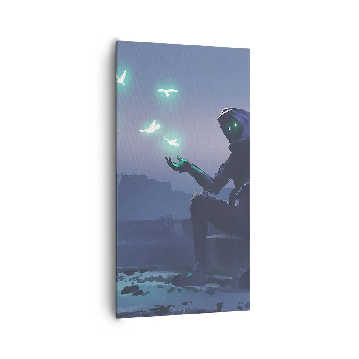 Bild auf Leinwand - Leinwandbild - Das Leben wird zurückkommen - 65x120 cm