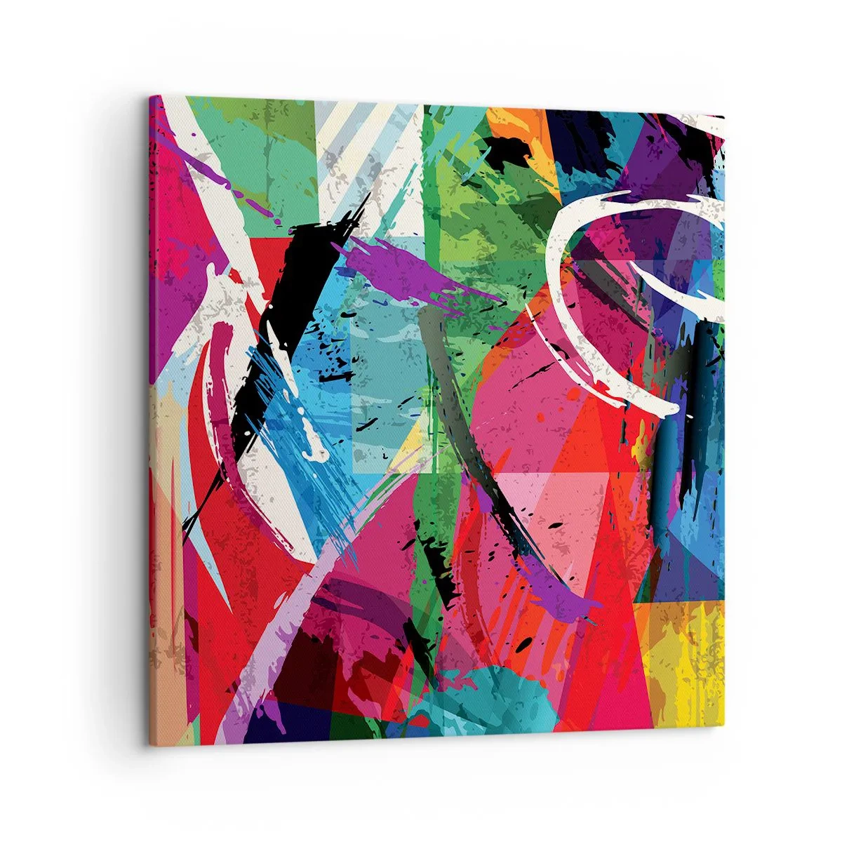 Bild auf Leinwand - Leinwandbild - Schnell, spritzig und springt - 50x50 cm
