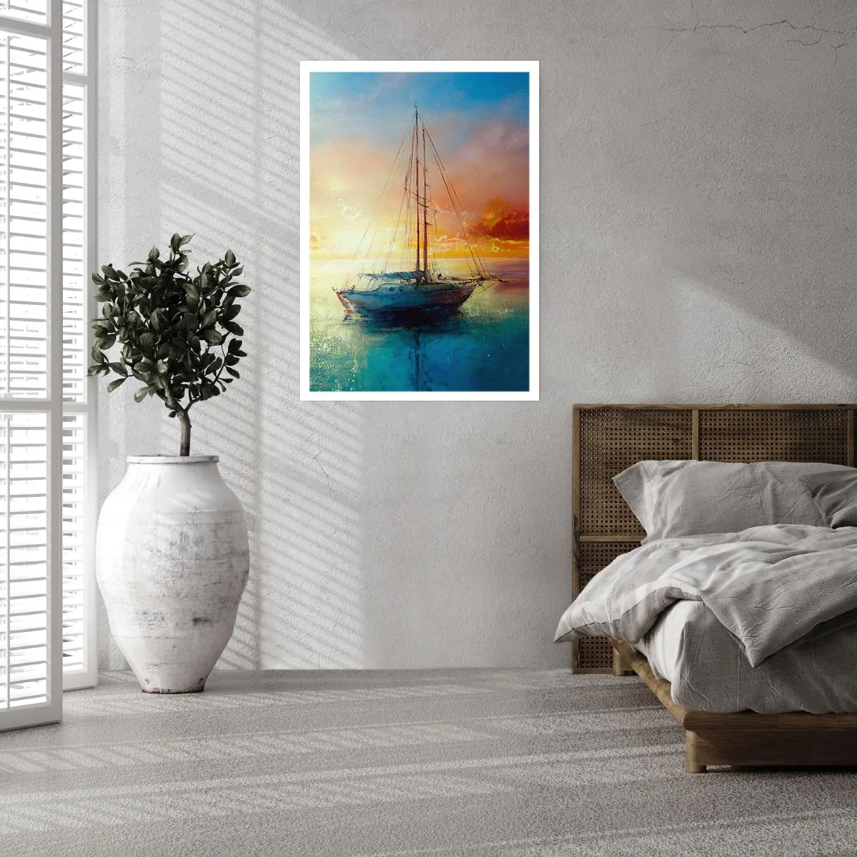 Poster - In einer goldenen Bucht - 70x100 cm
