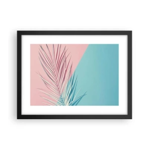 Poster in einem schwarzem Rahmen - Tropischer Eindruck - 40x30 cm