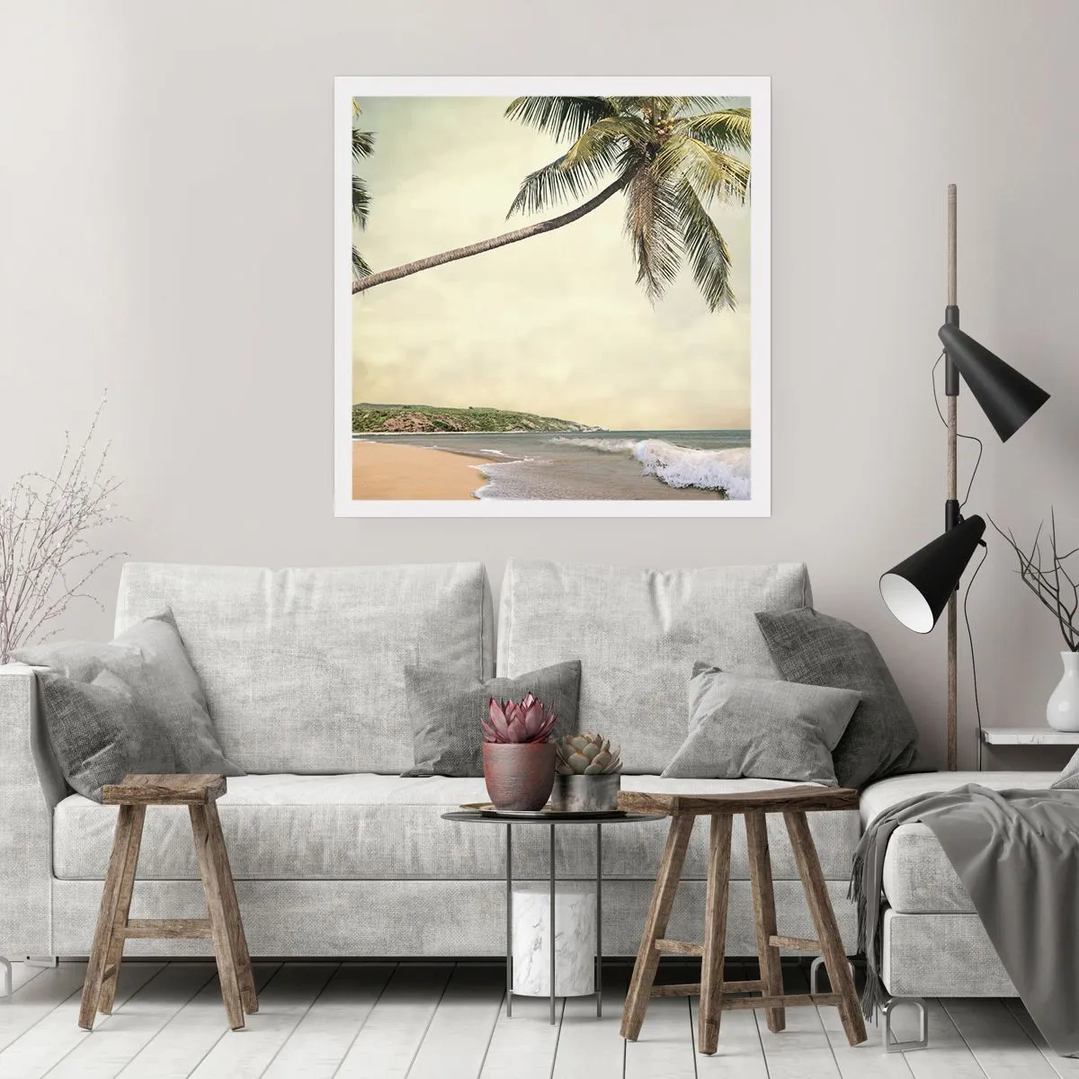 Poster - Tropischer Traum - 60x60 cm