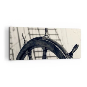 Bild auf Leinwand - Leinwandbild - Meeresgeschichten - 100x40 cm