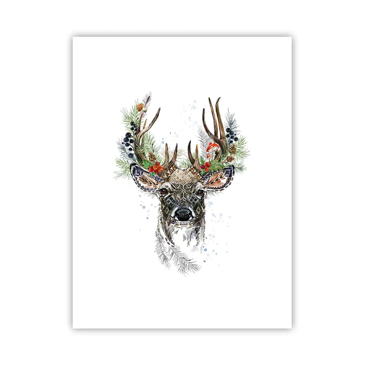 Poster - Im festlichen Gewand - 30x40 cm