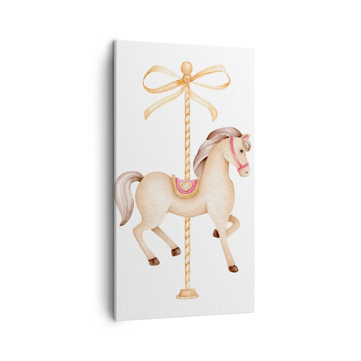 Bild auf Leinwand - Leinwandbild - Anmutiger Trab - 45x80 cm