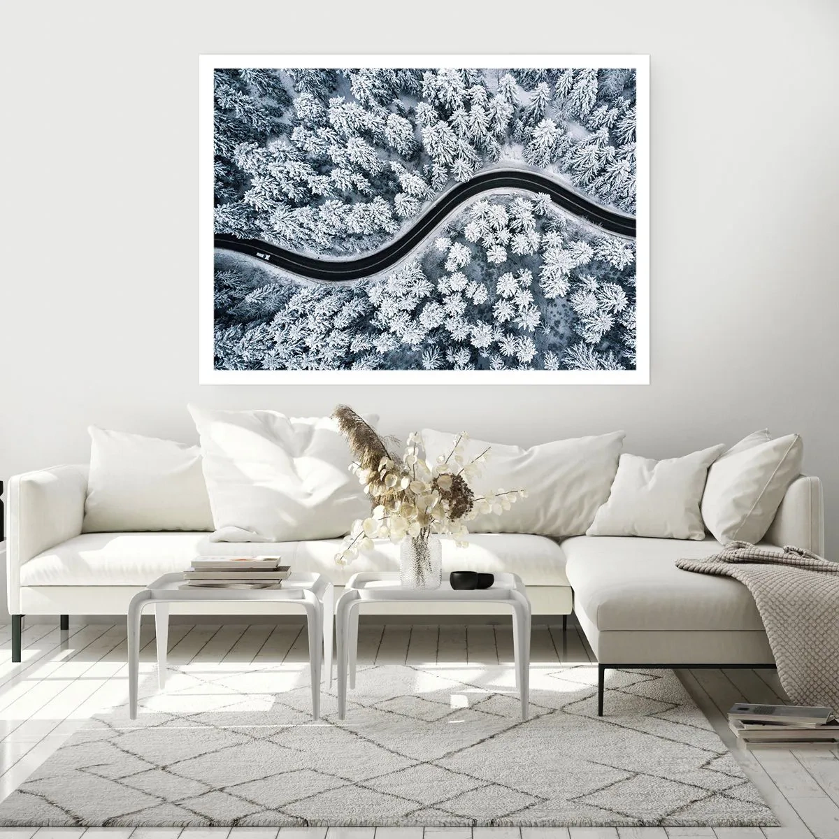 Poster - Durch den Winterwald - 40x30 cm