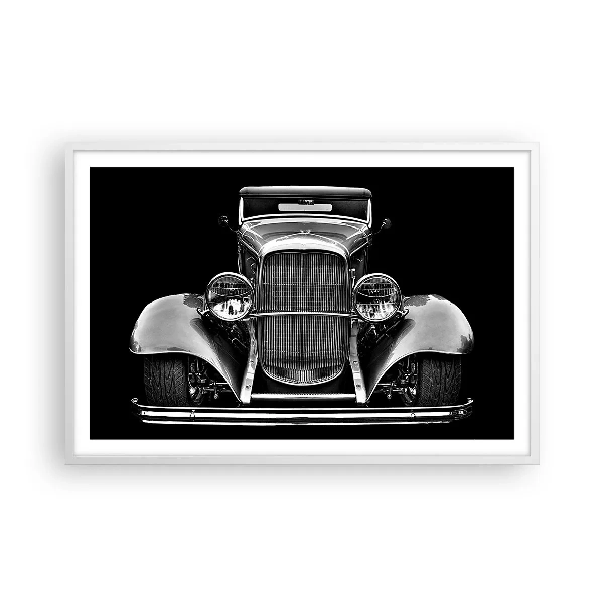 Poster in einem weißen Rahmen - Wahrer Gentleman - 91x61 cm