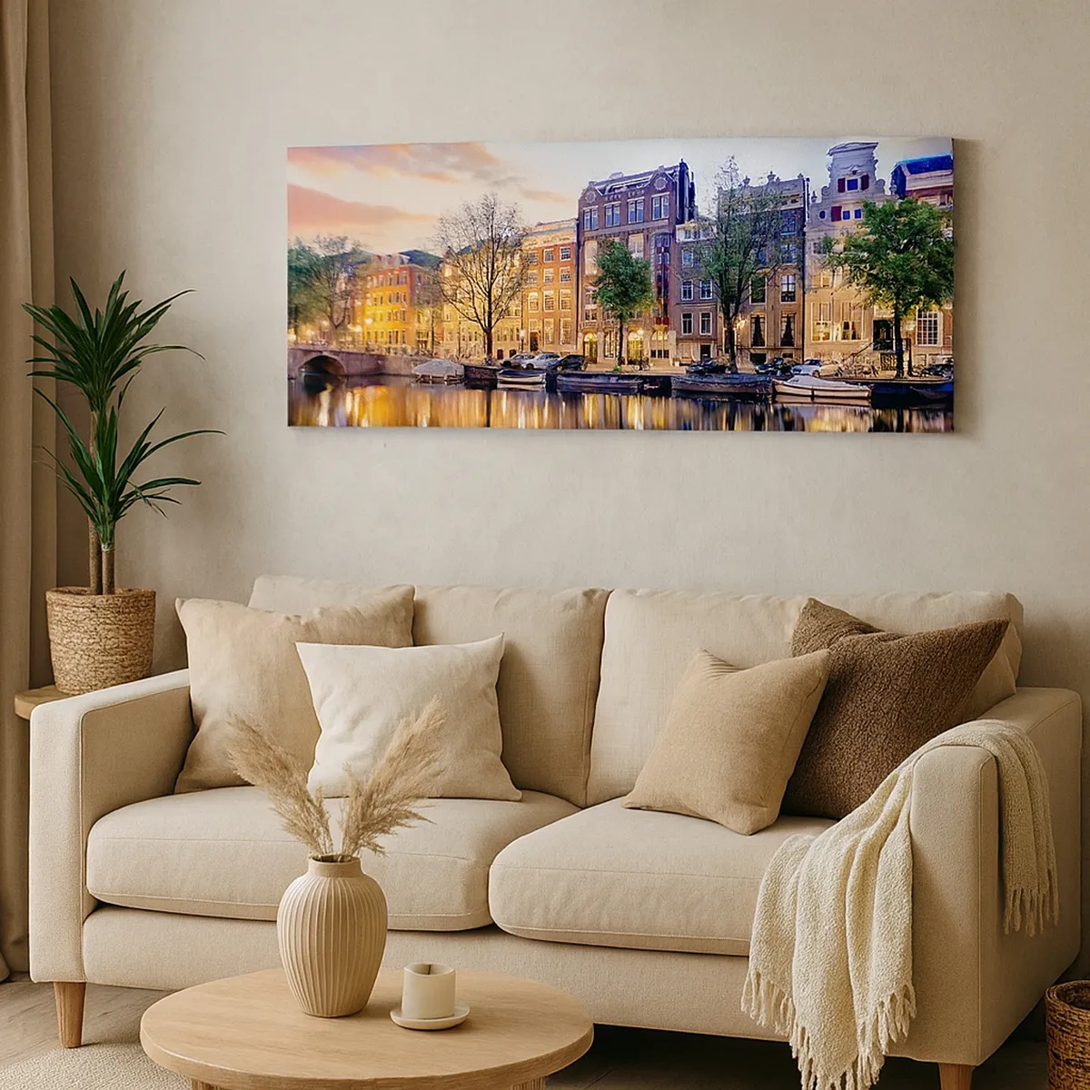 Bild auf Leinwand - Leinwandbild - Zurückhaltende und gelassene niederländische Schönheit - 30x30 cm