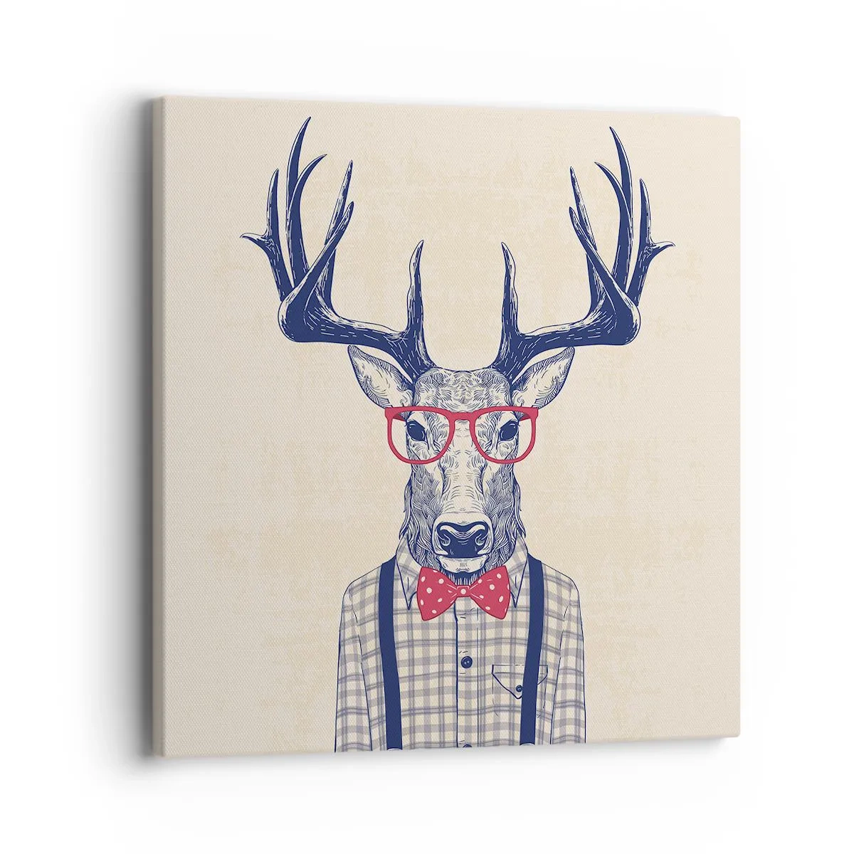 Bild auf Leinwand - Leinwandbild - Eine lustige Extravaganz - 40x40 cm