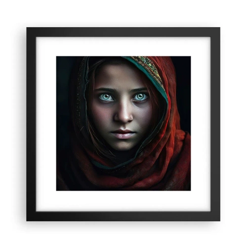 Poster in einem schwarzem Rahmen - Prinzessin aus dem Osten - 30x30 cm