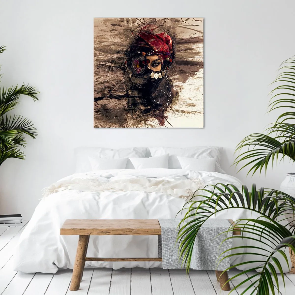 Bild auf Leinwand - Leinwandbild - Gelinde gesagt besorgniserregend - 60x60 cm