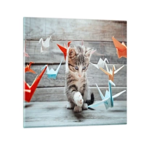 Glasbild - Bild auf glas - Erste Stunde - 50x50 cm