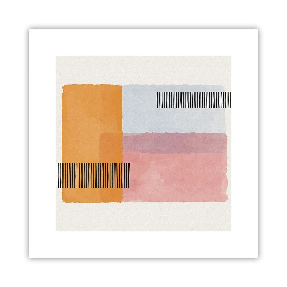 Poster - Von Ecke zu Ecke - 30x30 cm