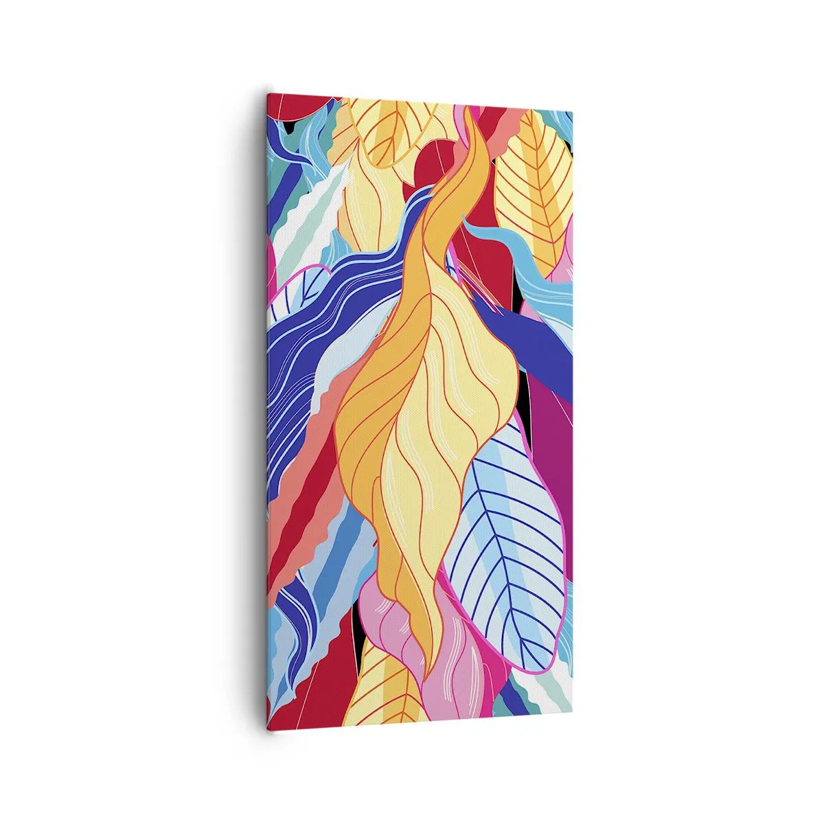 Bild auf Leinwand - Leinwandbild - Buntes Durcheinander - 65x120 cm