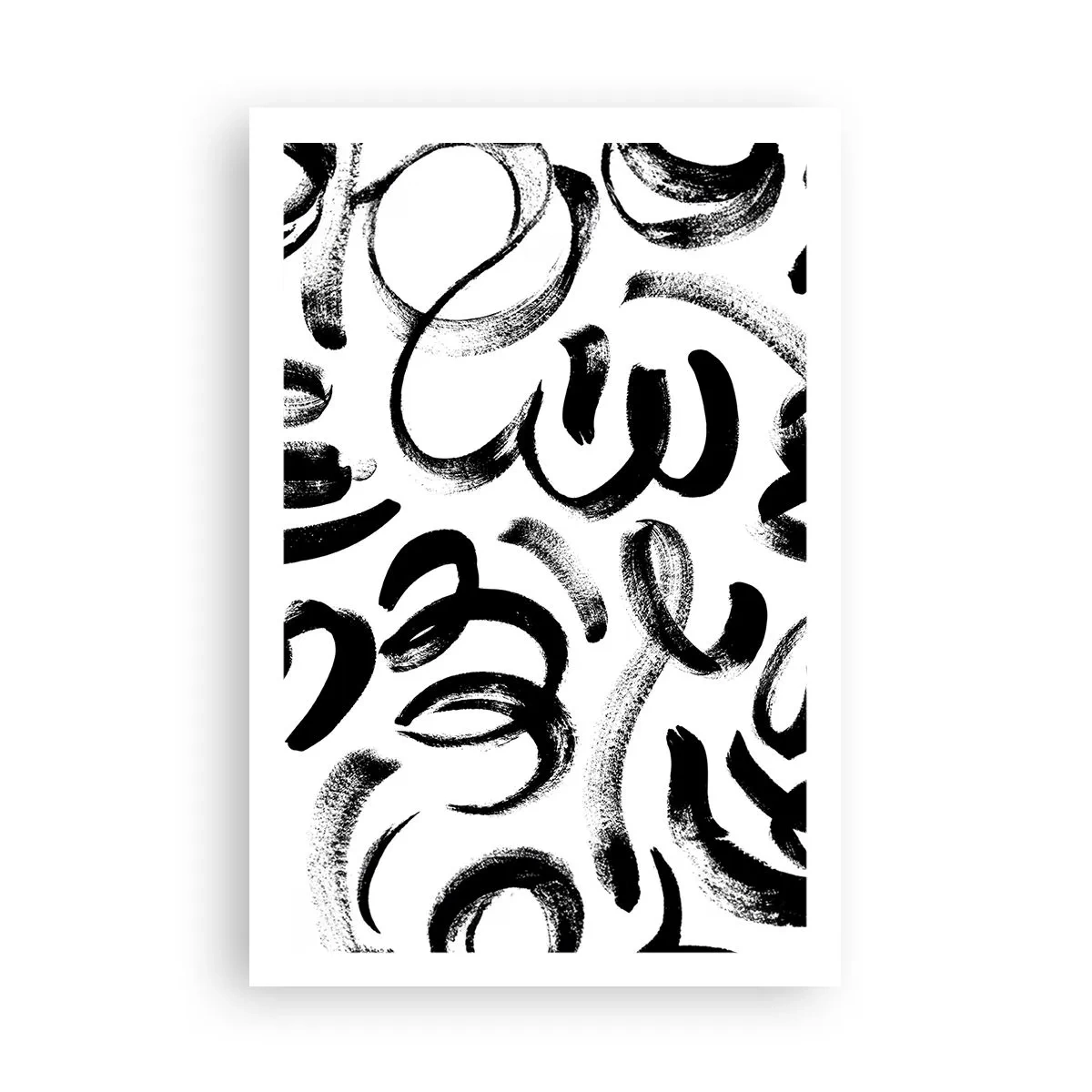 Poster - Schwarz auf Weiß - 61x91 cm