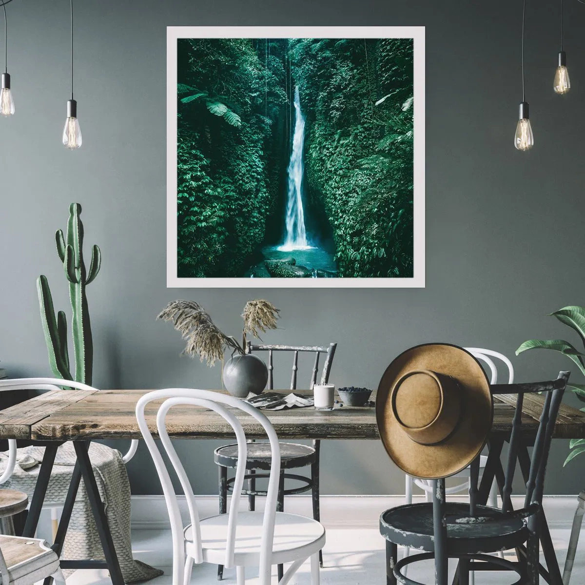 Poster - Tropisches Spa - 30x30 cm