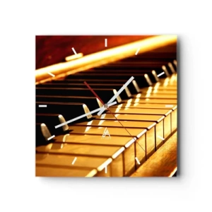 Wanduhr - Glasuhr - Endlose Möglichkeiten - 40x40 cm