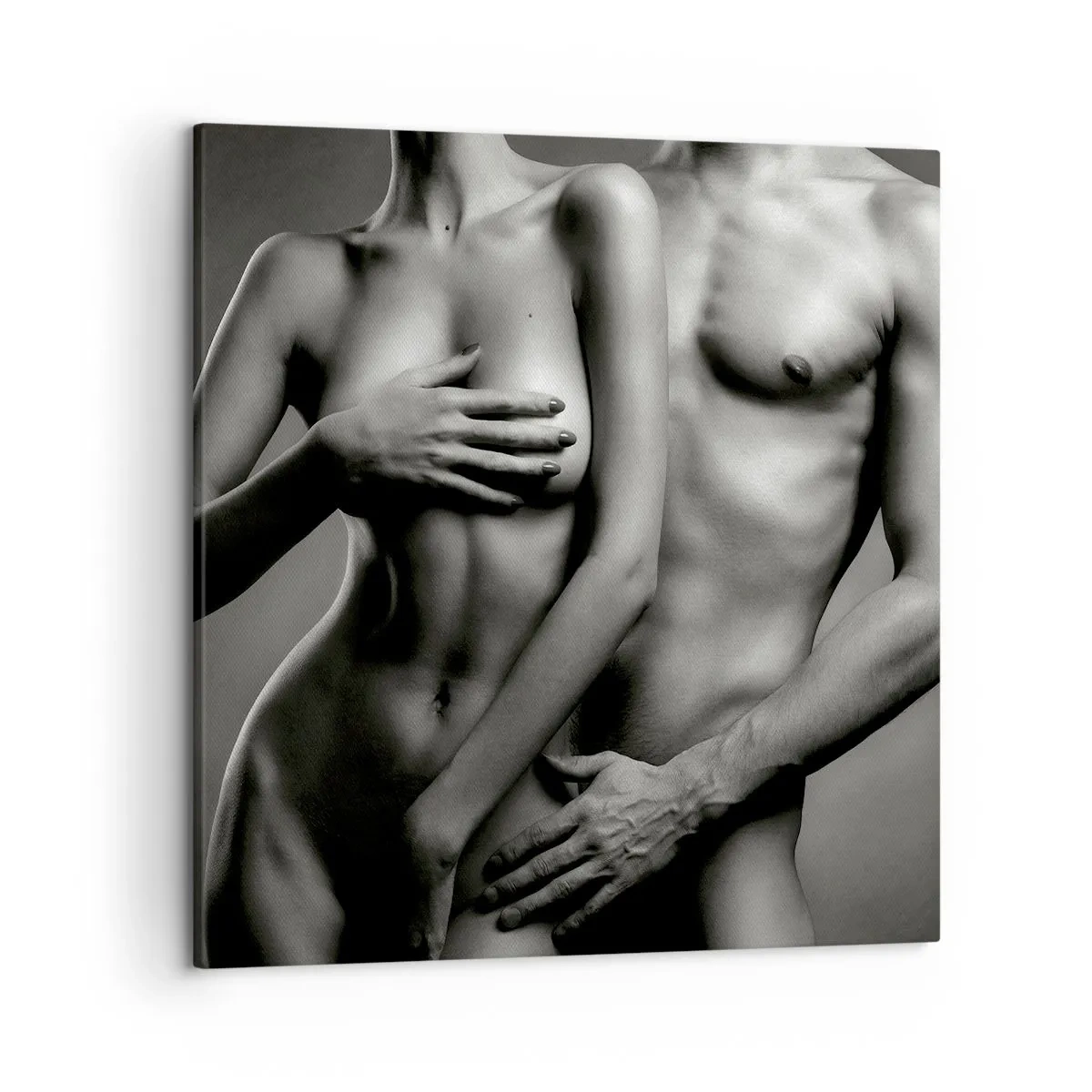 Bild auf Leinwand - Leinwandbild - Adam und Ewa - 50x50 cm