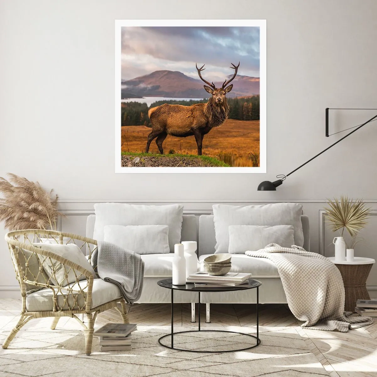 Poster - Die Majestät der Natur - 60x60 cm