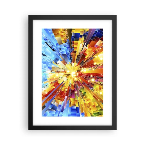 Poster in einem schwarzem Rahmen - In Medienauflösung - 30x40 cm