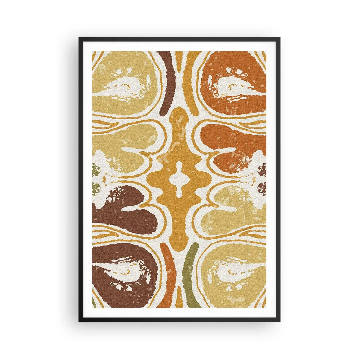 Poster in einem schwarzem Rahmen - Sentimentale Abstraktion - 70x100 cm