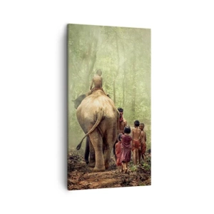 Bild auf Leinwand - Leinwandbild - Neues Dschungelbuch - 45x80 cm