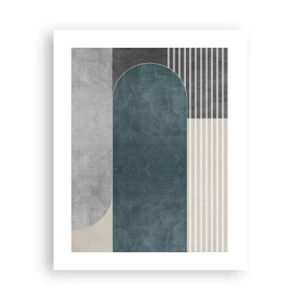 Poster - Komposition auf der Ebene - 40x50 cm