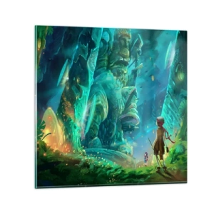 Glasbild - Bild auf glas - Aus dem großen Märchenbuch - 60x60 cm