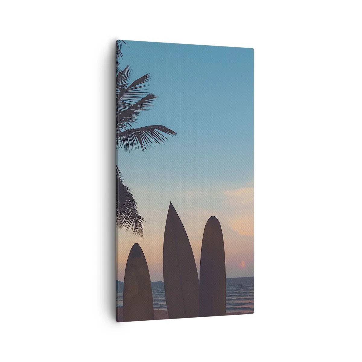 Bild auf Leinwand - Leinwandbild - Morgen wird es auch lustig - 55x100 cm