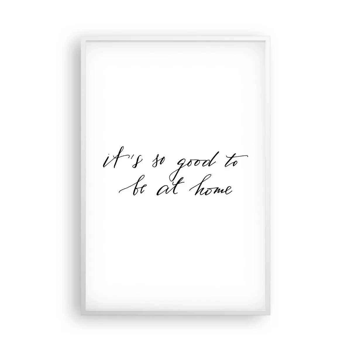 Poster in einem weißen Rahmen - Die ganze Wahrheit - 61x91 cm