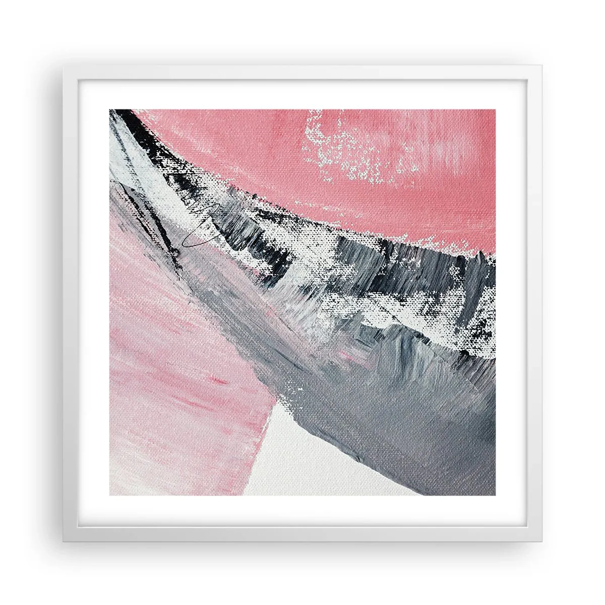 Poster in einem weißen Rahmen - Passende Komposition - 50x50 cm