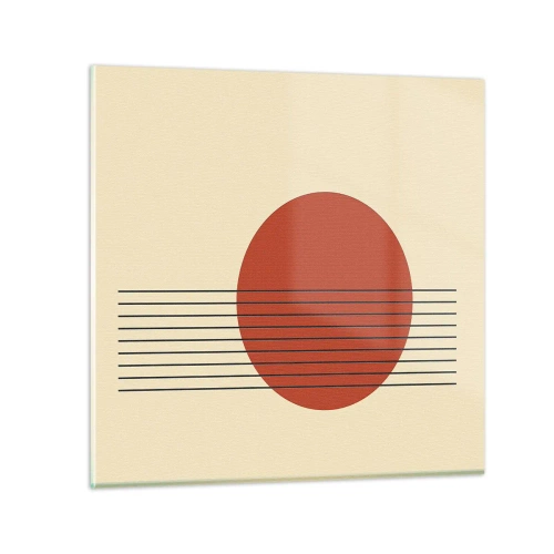 Glasbild - Bild auf glas - Immer wieder und weiter - 30x30 cm