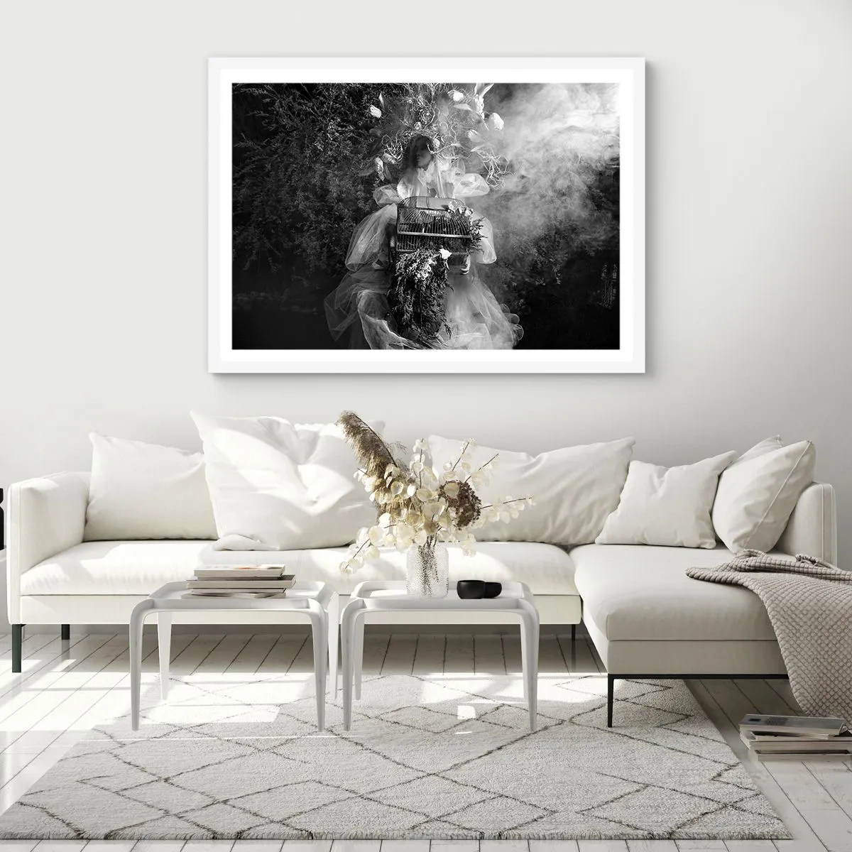 Poster in einem weißen Rahmen - Mutter selbst - Natur - 40x30 cm