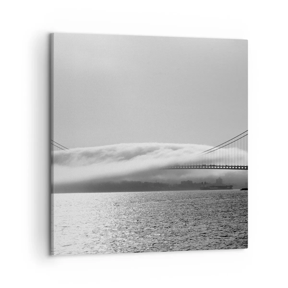 Bild auf Leinwand - Leinwandbild - Segeln durch das Goldene Tor - 50x50 cm