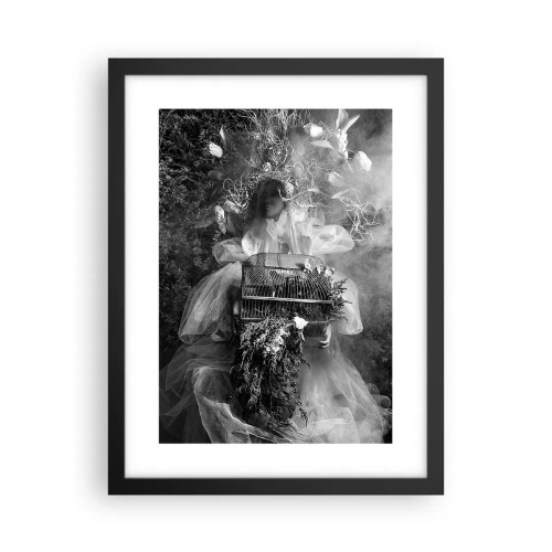 Poster in einem schwarzem Rahmen - Mutter selbst - Natur - 30x40 cm