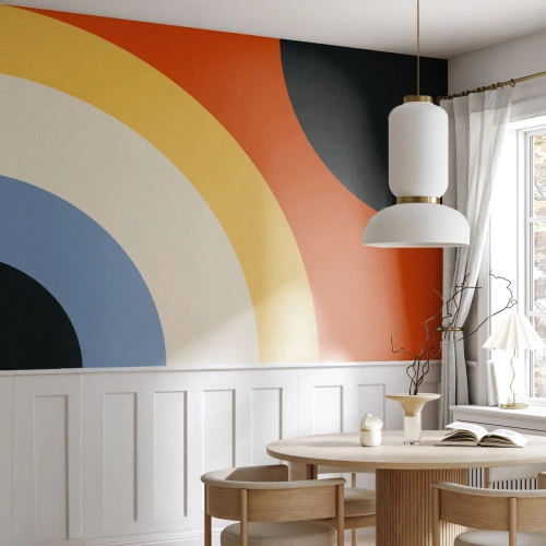 Selbstklebende Fototapete Deluxe Sticker - Zu mir selbst - Abstraktion, Stück, Moderne Kunst - 350x256 cm