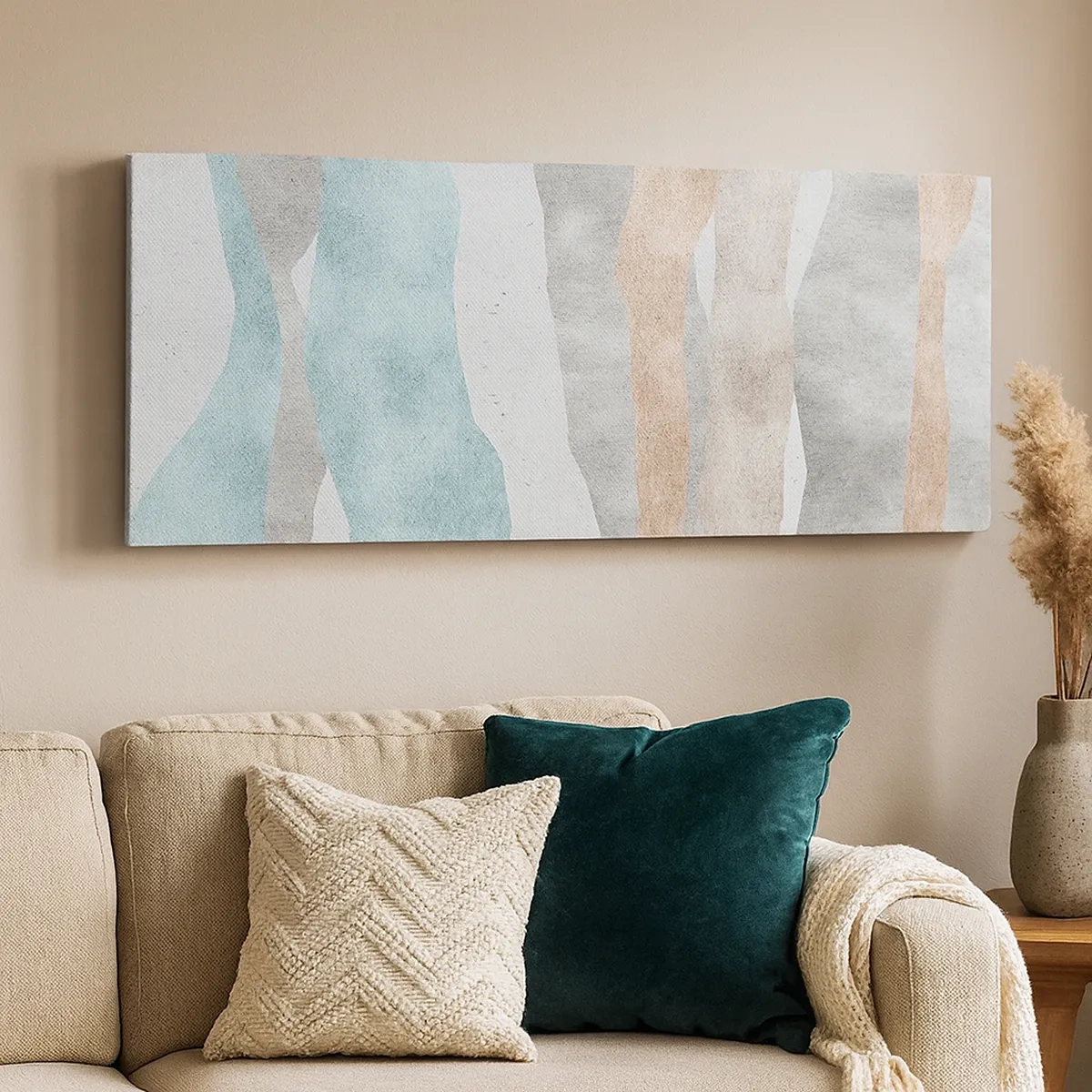 Bild auf Leinwand - Leinwandbild - Studie über Nähe - 30x30 cm